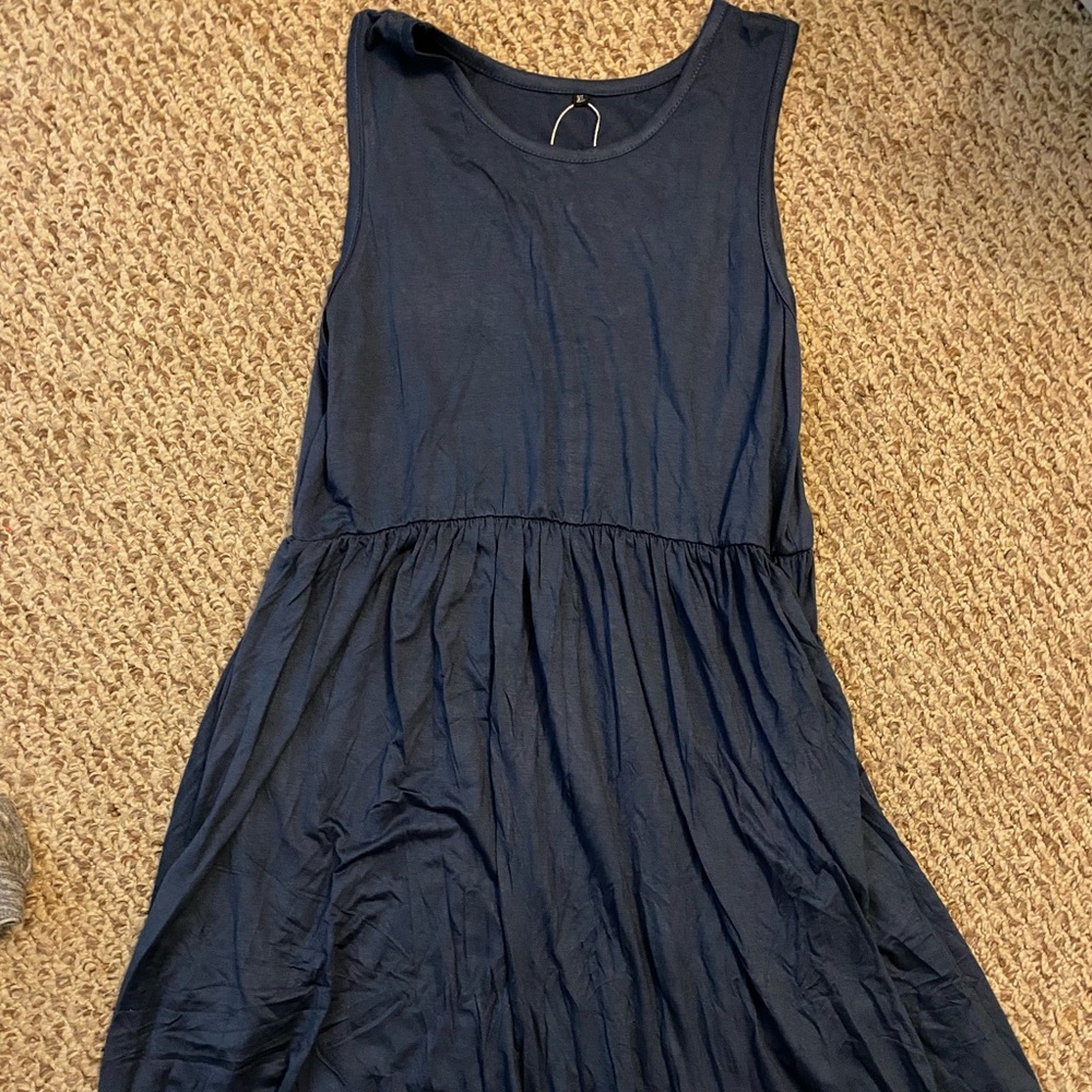 Blue sundress